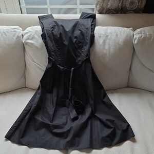 Theory Black Midi Dress